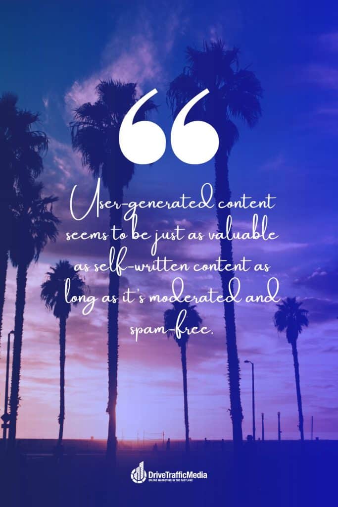 how user generated content affects los angeles seo pinterest pin
